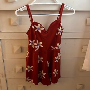 Aeropostale floral-print romper
